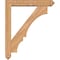 Ekena Millwork Balboa Arts and Crafts Smooth Bracket w/ Offset Brace, Western Red Cedar, 5 1/2"W x 30"D x 36"H BKT0604X30X36BOA03SWR - alternate 4